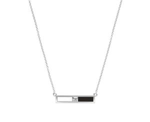 Simon Pagenaud Diamond Pendant Necklace For Women In Sterling Silver Design by BIXLER - Sterling Silver