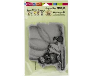 Stampendous House Mouse Cling Stamp - Balloon Buddies