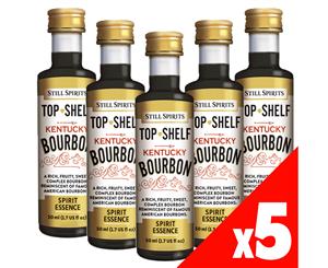 Still Spirits Top Shelf KENTUCKY BOURBON Essence x5 50ml Spirit Making Home Brew