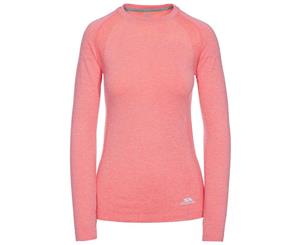 Trespass Womens/Ladies Welina Long Sleeve Active Top (Neon Coral Marl) - TP3551