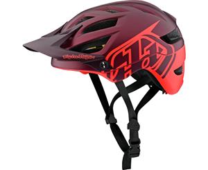 Troy Lee Designs A1 MIPS Bike Helmet Classic Burgundy/Orange