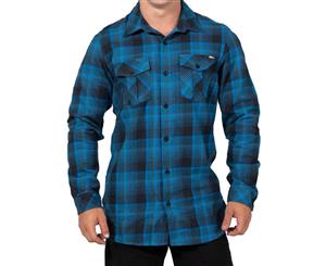 Unit Men's Long Sleeve Stanford Shirt - Blue