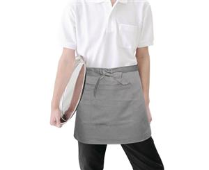 Whites Short Bistro Apron Charcoal