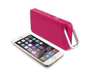 iLuv Mini Smart 6 Wireless Bluetooth Speaker w/Mic/FM Radio for Smartphones Pink