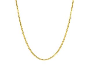 14k Yellow Solid Gold Franco Chain Necklace 1.8mm