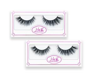 2 Packs Faux Mink Charming False Eyelashes Extension- Alexa