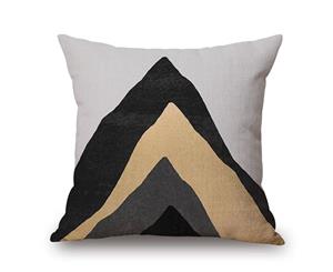 Abstract Mountain Painting on Cotton&linen Pillow Cover 84436