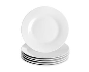 Argon Tableware Wide Rimmed Side Dessert & Bread Plates - 15cm - Set of 6