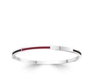 Arizona Coyotes Bangle Bracelet For Women In Sterling Silver Design by BIXLER - Sterling Silver