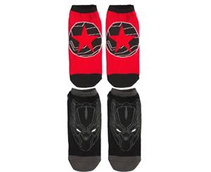 Black Panther and Winter Soldier 2-pack Women's Ankle socks