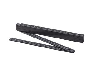 Bullet Monty 2M Foldable Ruler (Solid Black) - PF364