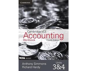 Cambridge VCE Accounting Units 3 and 4 Workbook