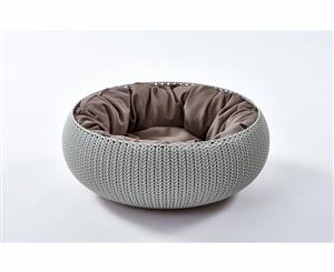 Curver Cozy Pet Dog Bed Grey