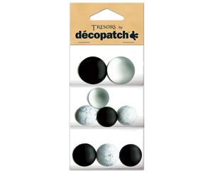 Decopatch Round Tresors Accessories (Black/White)