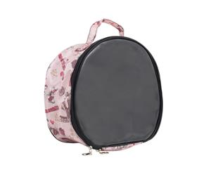 Dilly's Collections Large Round Multi-Purpose Toiletries Travel Makeup Cosmetic Bag - Paris Je'Taime