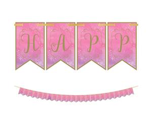 Disney Princess Once Upon A Time Pennant Banner