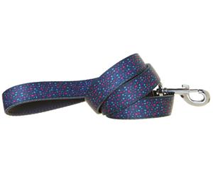 Doog Marley Dog Lead Small Pink & Blue Confetti