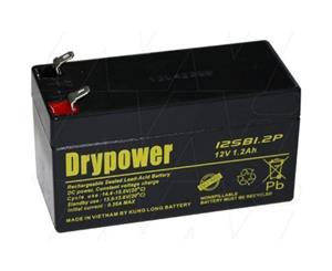 Drypower 12V 1.2Ah Sealed Lead Acid Battery 12SB1.2P Suit FG20086PS1208HGL0.8-12 CB12V0.8AH