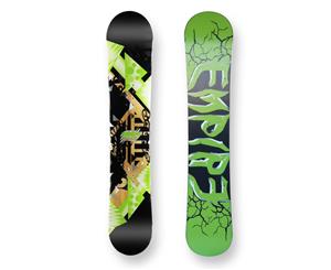 Empire Snowboard Zarooni Lime Camber Capped 154cm - Green