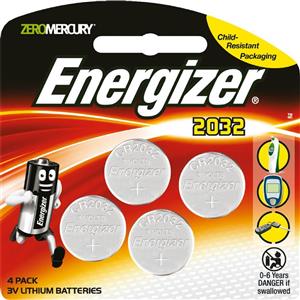 Energizer Lithium 2032 Coin Battery (4pk)