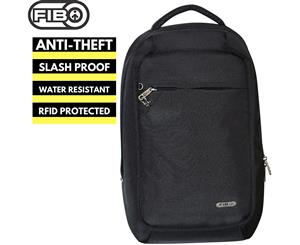 FIB Anti-Theft Slash Proof Backpack Bag w Laptop Pocket RFID Water Resistant - B