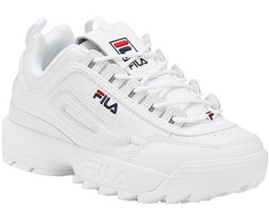 Fila Men's Disruptor II Premium Trainers White/Navy/Red