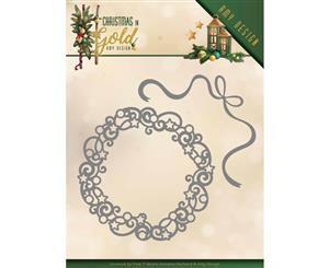 Find It Trading - Amy Design Die - Wreath Christmas In Gold