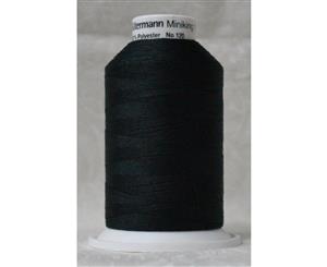 Gutermann Miniking 1000m Universal Sewing / Overlocking Thread Col 000 BLACK