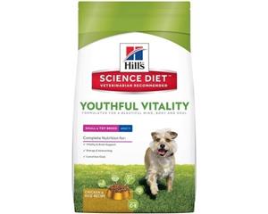 Hills Dog Adult Food 7+ Small & Toy Breed Chicken & Rice 1.58kg (H3050)