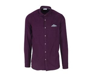 Hydra Clothing Men's Shirt In Bordeaux