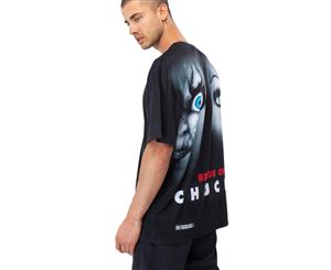 Hype Universal Monsters Bride Of Chucky Men's Oversized T-Shirt - Black