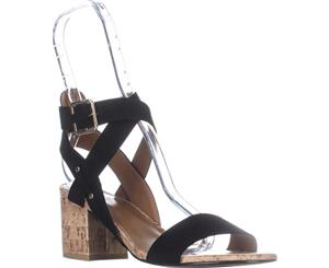 Indigo Rd. Elea Heeled Ankle Strap Sandals Black