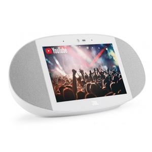 JBL - Link View Voice Activated Speaker - White