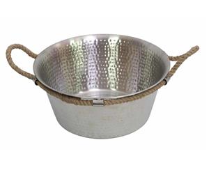 J.Elliot Home - Drift Entertaining Bowl w/ Handles 38x38x15cm Silver