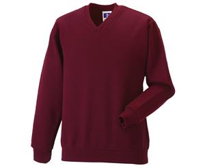Jerzees Schoolgear Childrens V-Neck Sweatshirt (Burgundy) - BC579