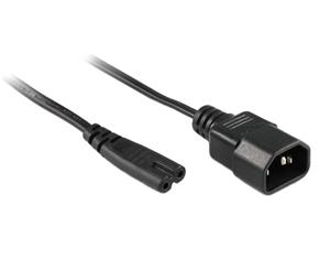 Konix 1M C14 To C7 Power Cable