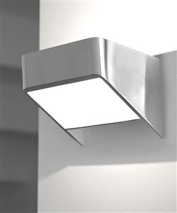 LEDlux Bilboa 6W Wall Bracket in Polished Aluminium