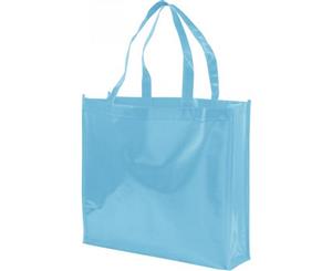 Laminated Non Woven Tote Bag (Blue) - PF2892