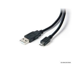 Laser Reversible USB2.0 A to Reversible Micro B Cable M to M 5M