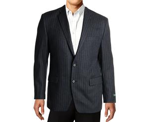 Lauren Ralph Lauren Mens Classic Fit Striped Two-Button Blazer