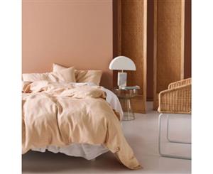 Linen House Nimes Nude Super King Quilt Cover Set
