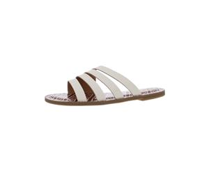 Lucky Brand Womens Anika Leather Slide Sandals