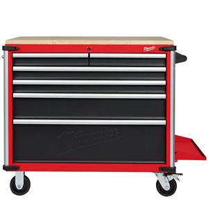 Milwaukee 40inch Mobile Work Bench Wood Top 48228537