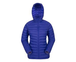 Mountain Warehouse Womens Down Padded Jacket Winter Ladies Puffer Puffa Coat - Dark Purple