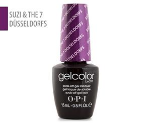 OPI GelColor Lacquer - Suzi & The 7 Dsseldorfs