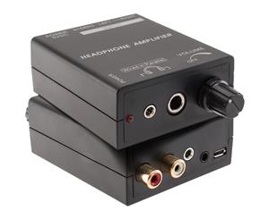 PRO1343 Pro2 Headphone Amplifier Stereo 3.5Mm & RCA Inputs Compact Design HEADPHONE AMPLIFIER