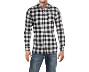 Pacific & Park Mens Checkered Collared Button-Down Shirt