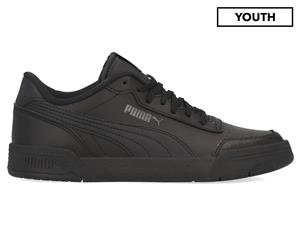 Puma Boys' Caracal Jr Sneakers - Black/Dark Shadow