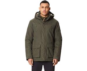 Regatta Mens Perran Hydrafort Insulated Waterproof Hooded Coat Jacket - Dark Khaki