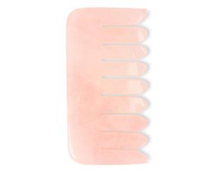 Rose Quartz Comb - Natural Chemical Free Crystal in a Signature Silk Lined Box